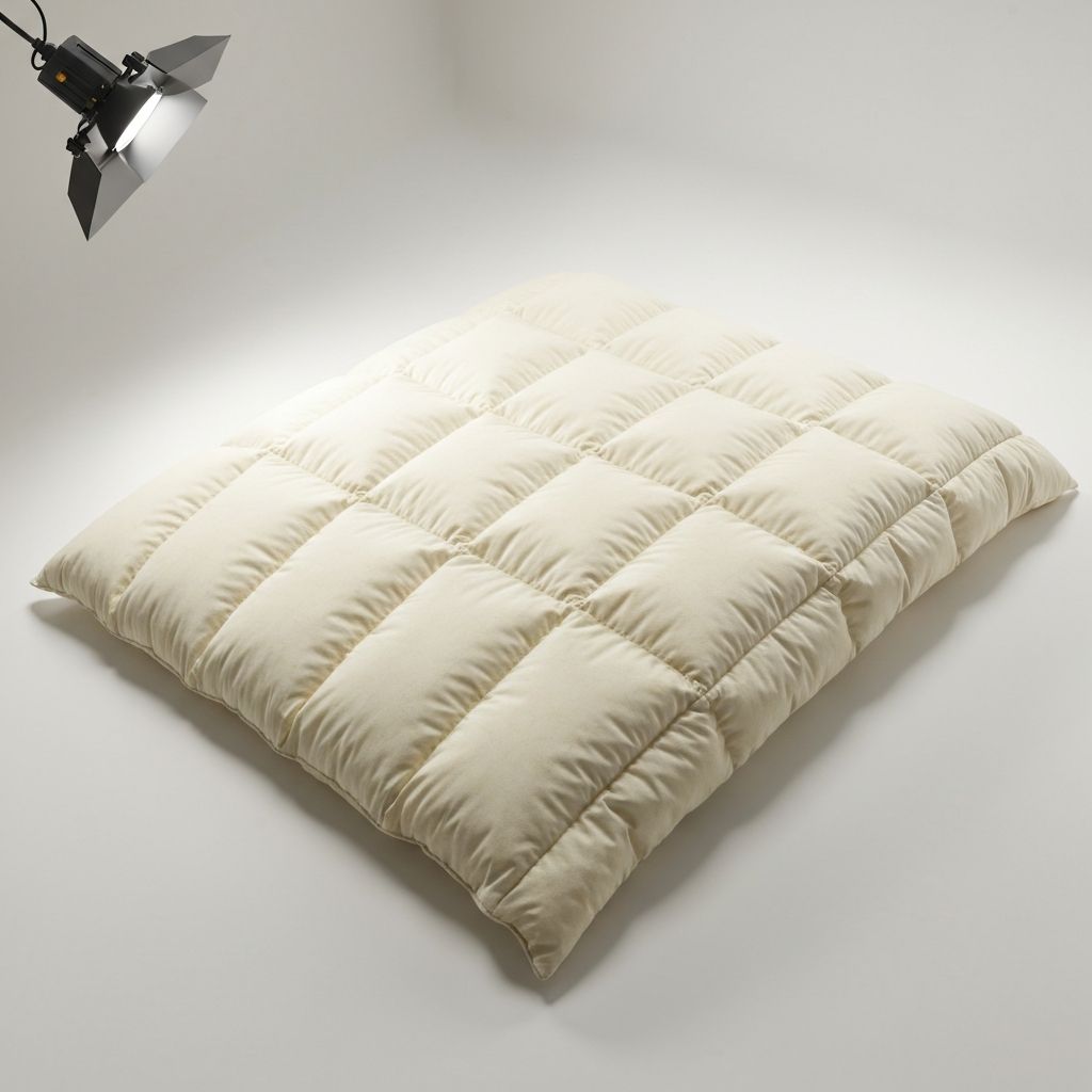 クリーニング前のぺしゃんこの布団