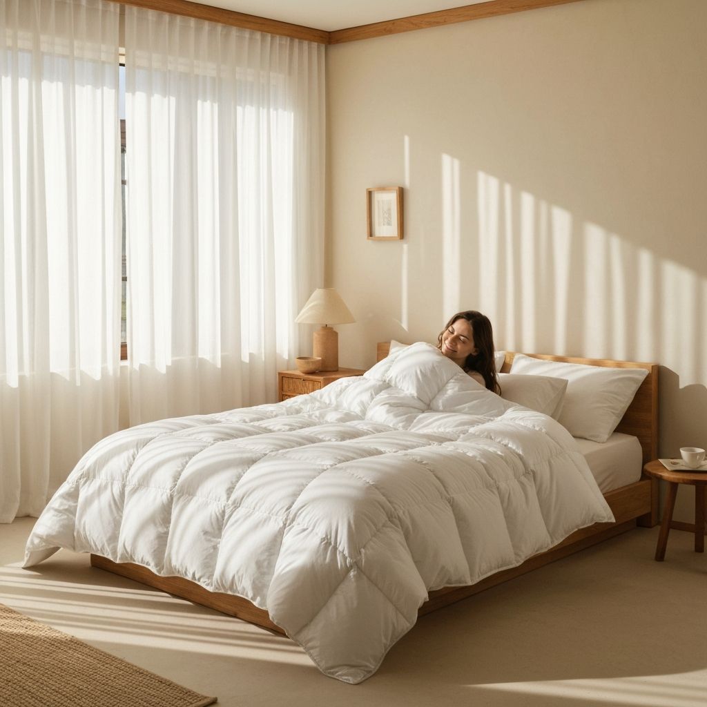 ふかふかの布団に包まれた幸せな眠り